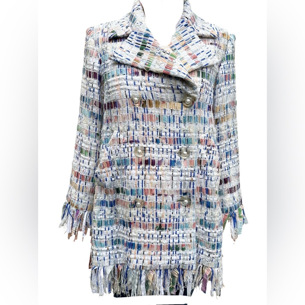 Chanel 18S Fantasy Tweed Caban jacket